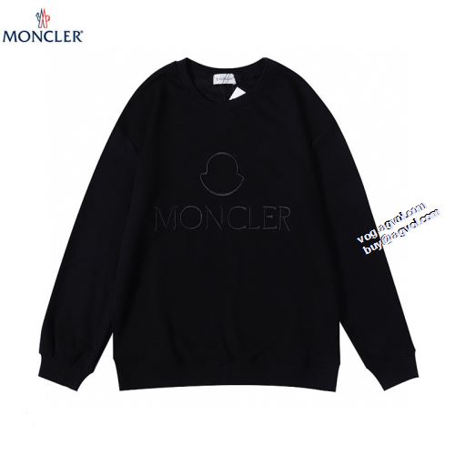2色可選 お洒落に魅せる モンクレールスーパーコピー 激安 MONCLER 2021秋冬 プルオーバーパーカー 男女兼用パーカー ルームウェア