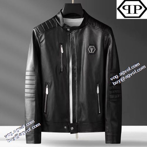革ジャケット 上質 海外セレブ愛用 フィリッププレインコピー ブランド 2021秋冬 フィリッププレイン PHILIPP PLEIN