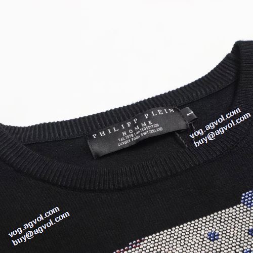 プルオーバー お洒落に魅せる フィリッププレインブランドスーパーコピー 2021秋冬 フィリッププレイン PHILIPP PLEIN
