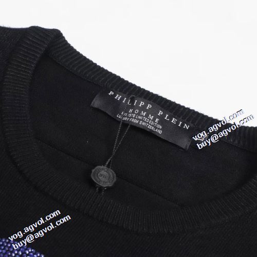 フィリッププレインブランド コピー 超目玉 セーター 2021秋冬 フィリッププレイン PHILIPP PLEIN 優美なファー使い