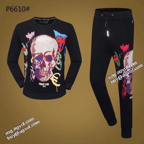 フィリッププレインスーパーコピー セットアップ上下 逸品 高級感ある 2021秋冬 フィリッププレイン PHILIPP PLEIN