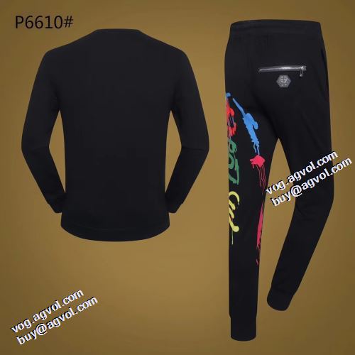 フィリッププレインスーパーコピー セットアップ上下 逸品 高級感ある 2021秋冬 フィリッププレイン PHILIPP PLEIN