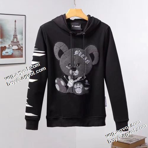 コスパ最高のプライス ペアルックトップス フィリッププレイン PHILIPP PLEIN スタイリッシュ パーカー 2021秋冬 フィリッププレインブランドスーパーコピー