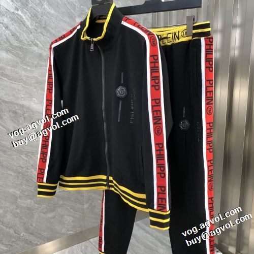 セットアップ上下 2021秋冬 フィリッププレイン PHILIPP PLEIN フィリッププレイン偽物ブランド 完成度の高い逸品 ハリのある おしゃれさ抜群パーカ