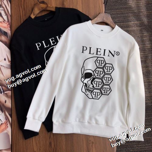 2021秋冬 スタイリッシュ フィリッププレイン PHILIPP PLEIN 2色可選 プルオーバーパーカー 一番人気の新作はこれ フィリッププレインブランド コピー