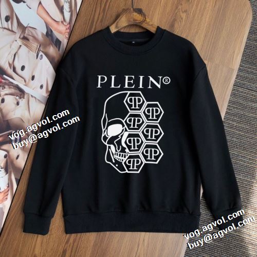 2021秋冬 スタイリッシュ フィリッププレイン PHILIPP PLEIN 2色可選 プルオーバーパーカー 一番人気の新作はこれ フィリッププレインブランド コピー