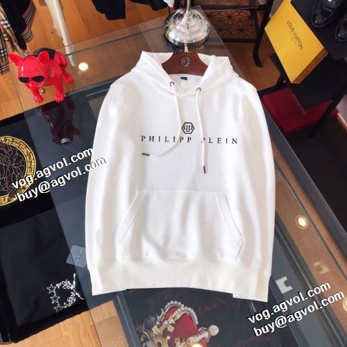 売れ筋のいい 2色可選 フィリッププレインスーパーコピー パーカー フィリッププレイン PHILIPP PLEIN 2021秋冬 ロゴパーカー 定番無地パーカー