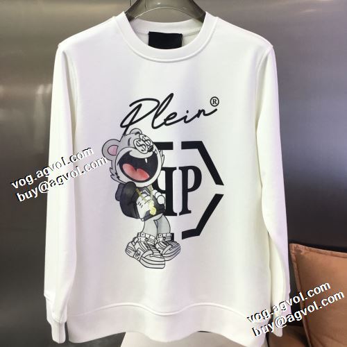 フィリッププレイン PHILIPP PLEIN 2021秋冬 人気ブランド フィリッププレインコピー ブランド 3色可選 プルオーバーパーカー 程よい厚み スタイリッシュ