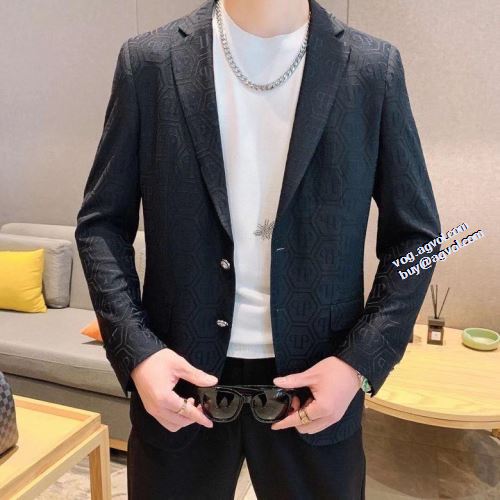 上質 フィリッププレインブランド コピー 極上の着心地 2021秋冬フィリッププレイン PHILIPP PLEIN スーツ レジャー 高級感漂わせる