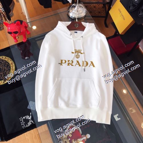 人気販売中 2021春夏 2色可選 パーカー プラダ PRADA偽物ブランド