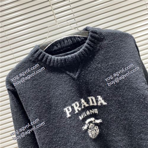 4色可選 2021秋冬 カシミヤコート プルオーバー 人目を惹くデザイン 先行販売 プラダコピー