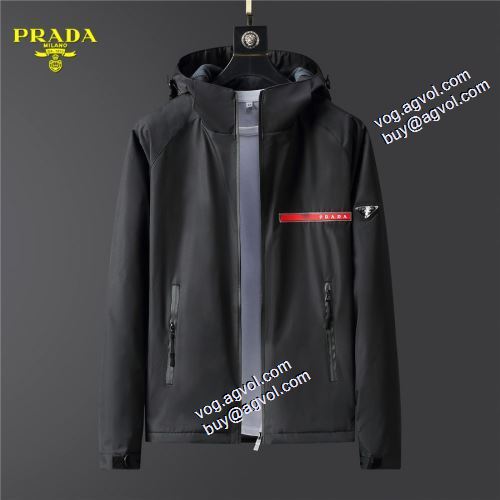希少価値大！2021秋冬 ジャケット プラダ ブルゾン PRADA ブランド コピー こだわりのコート