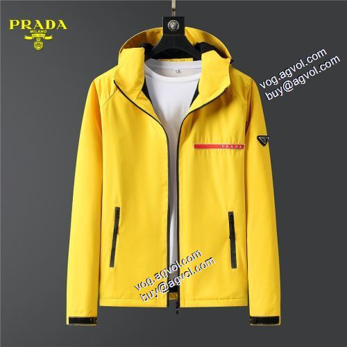 希少価値大！2021秋冬 ジャケット プラダ ブルゾン PRADA ブランド コピー こだわりのコート