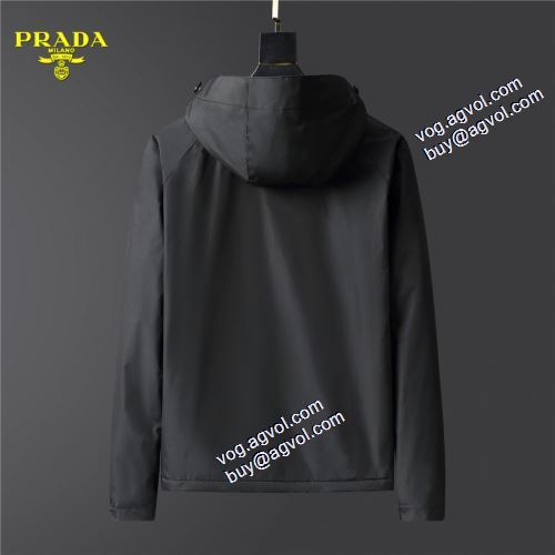 希少価値大！2021秋冬 ジャケット プラダ ブルゾン PRADA ブランド コピー こだわりのコート