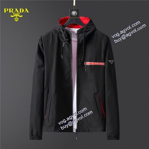 2021秋冬 堪能できるコート ジャケット プラダ スーパーコピー PRADA ブルゾン 高品質 人気