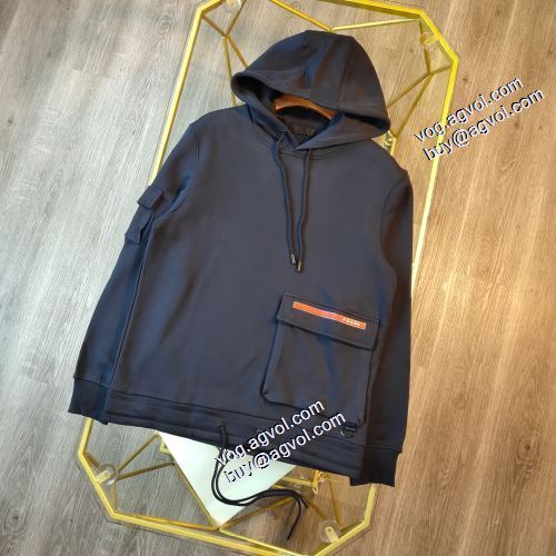 人気商品登場 2021秋冬 ジャケット プラダ コピーブランド PRADA パーカー ジップパーカー