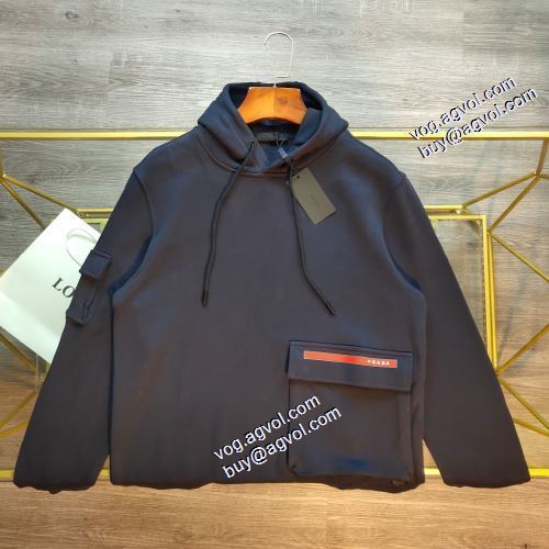 人気商品登場 2021秋冬 ジャケット プラダ コピーブランド PRADA パーカー ジップパーカー
