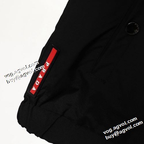 2021秋冬 プラダ PRADA リバーシブル?ジャンパー ポケット付 プラダブランド コピー 一番人気の新作はこれ ジャケット シンプルなデザイン 