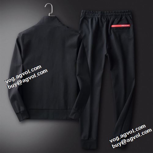 セットアップ上下 2021秋冬 プラダスーパーコピー プラダ PRADA セレブ愛用の超人気商品 スタンドネック 程よい厚み 汚れしにくい 