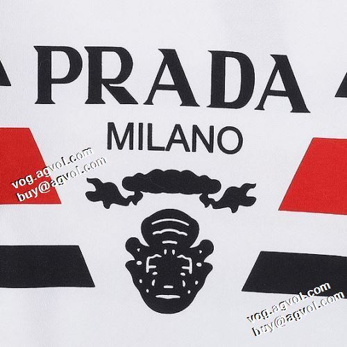 プラダ PRADA ジップパーカー 活用できるアイテム プルオーバーパーカー 2021秋冬 プラダブランドコピー 2色可選 プリントパーカ