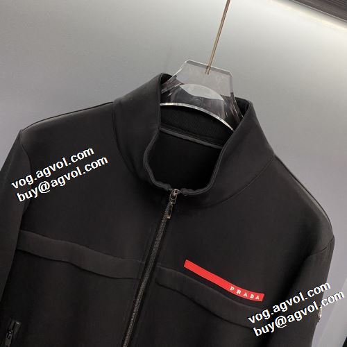 海外セレブ愛用 プラダスーパーコピー 2021秋冬 プラダ PRADA ビンテージ感ある セットアップ上下 2色可選 程よい厚み