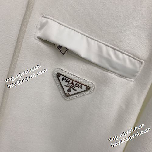 スタイリッシュな印象 プラダ PRADA デザイン性の高い プラダコピー ブランド 2021秋冬 パーカー 2色可選 柔らかい手触り
