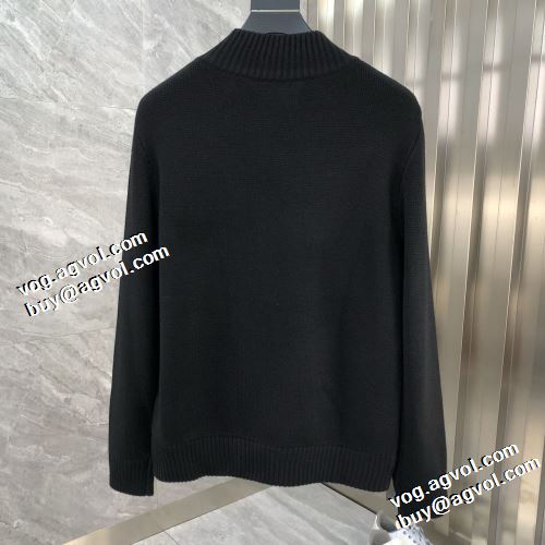 2021秋冬 大人気アイテム！入手困難 プラダ PRADA 適度な厚み セーターコート 風合いの出る プラダブランド 偽物 通販 