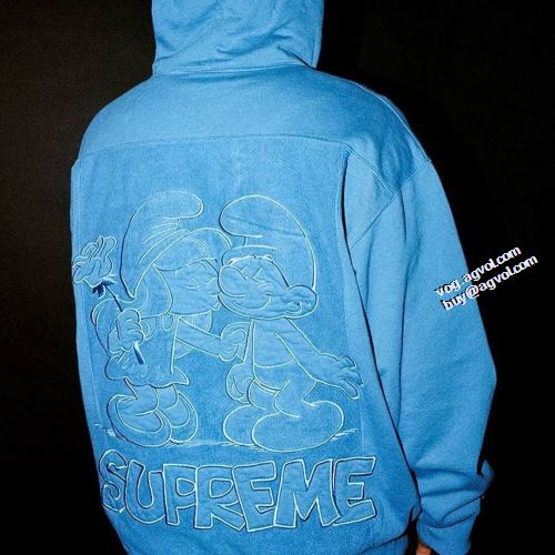 2021秋冬 シュプリーム SUPREME シュプリームブランド コピー 実用性に溢れるアイテム パーカー リブ付 おしゃれさ抜群パーカ 2色可選