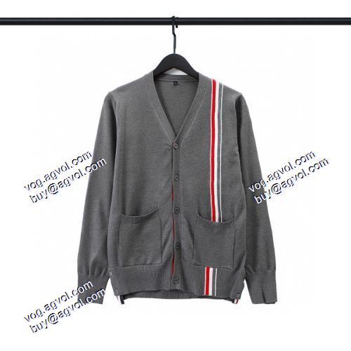 人目を惹くデザイン トムブラウンスーパーコピー 2021秋冬 トムブラウン THOM BROWNE ニットウェア 超目玉 おしゃれな装い 2色可選