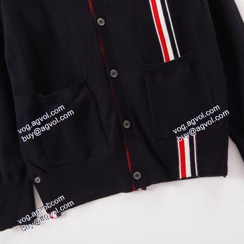 人目を惹くデザイン トムブラウンスーパーコピー 2021秋冬 トムブラウン THOM BROWNE ニットウェア 超目玉 おしゃれな装い 2色可選