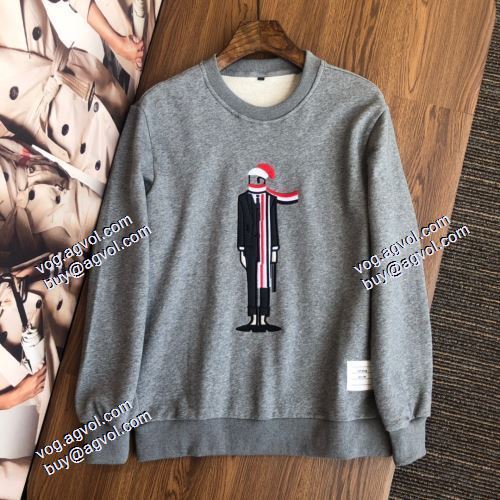 上質 トムブラウンコピー ブランド 2色可選 2021秋冬 トムブラウン THOM BROWNE プルオーバーパーカー デザイン性の高い おしゃれさ抜群パーカ