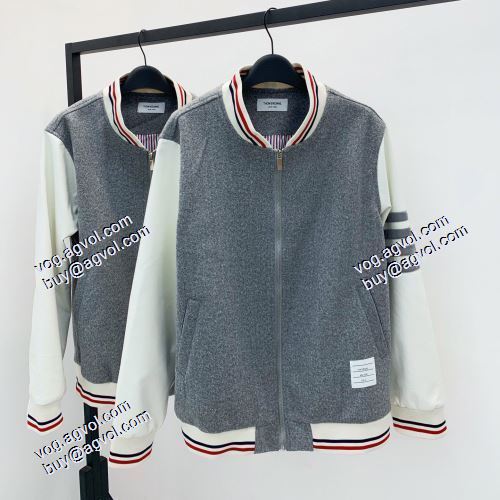 ちょうどいい丈感 人目を惹くデザイン 2021秋冬 トムブラウン THOM BROWNE ジャケット トムブラウンブランジャケットコピー 洗練を十分に演出する 