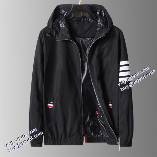 3色可選 魅力ファッション ジャケット シンプルなデザイン 2021秋冬 トムブラウン THOM BROWNE トムブラウンコピー ブランド フード付きコート