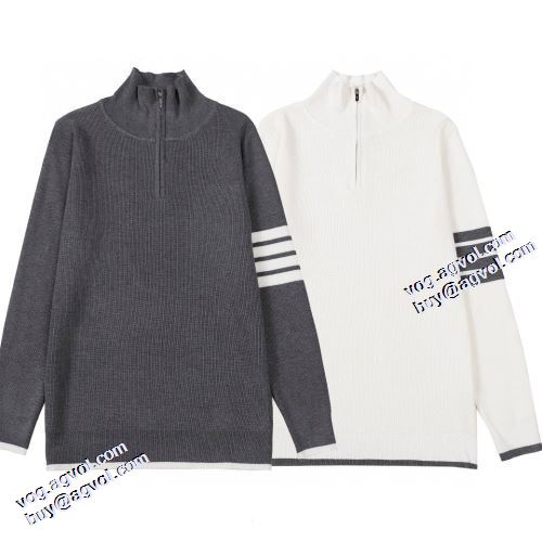 セーター リブ付 2色可選 人気新品★超特価★ 2021秋冬 トムブラウン THOM BROWNE トムブラウンブランド コピー 防寒