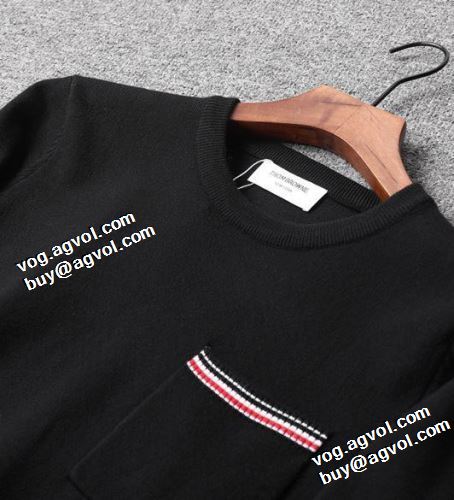 2021秋冬 トムブラウン THOM BROWNE トムブラウンブランド コピー 2色可選 セーター 大好評 スタイリッシュ 楽に着用出来る 袖ライン