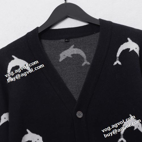トムブラウン THOM BROWNE セーター コート 2021秋冬 トムブラウンコピー ブランド 2色可選 ウールコート こだわりのコート 定番のアイテム