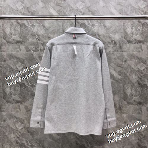今買い◎得 トムブラウンブランドスーパーコピー 2021秋冬 ステンカラーコート トムブラウン THOM BROWNE 2色可選 ジャケット 堪能できるコート