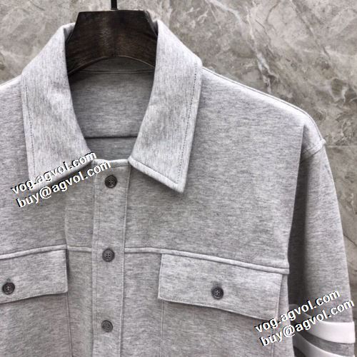 今買い◎得 トムブラウンブランドスーパーコピー 2021秋冬 ステンカラーコート トムブラウン THOM BROWNE 2色可選 ジャケット 堪能できるコート