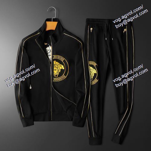 2021春夏 存在感◎ VERSACEスーパーコピー ジャージセット ヴェルサーチVERSACE
