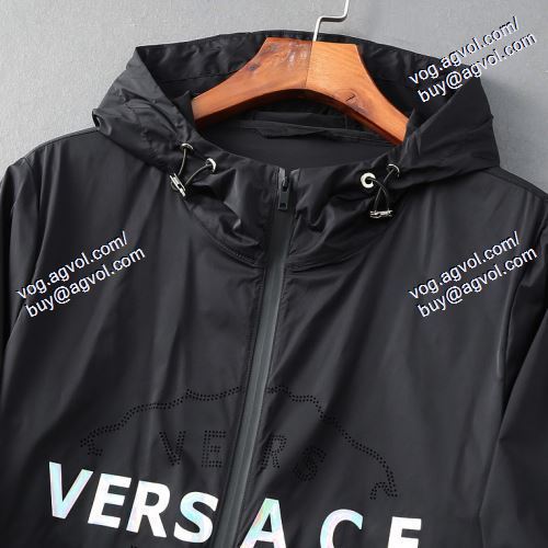  VERSACEコピー       ヴェルサーチVERSACE      上質 大人気！   2021春夏       日焼け止め服 紫外線カット    2色可選