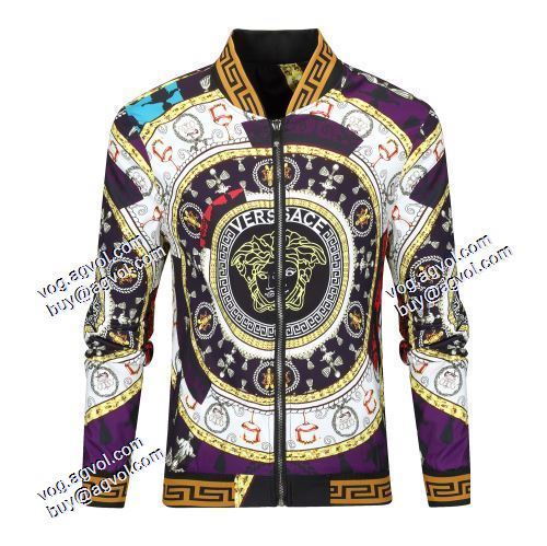 人目を惹くデザイン 2021秋冬 ヴェルサーチVERSACE セットアップ上下 花プリントデザインジャケット ヴェルサーチコピー ブランド