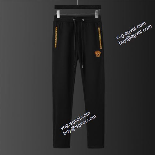 魅力ファッション ヴェルサーチコピー ブランド 2021秋冬 ヴェルサーチVERSACE セットアップ上下 2色可選 秋のお出かけに最適 上質