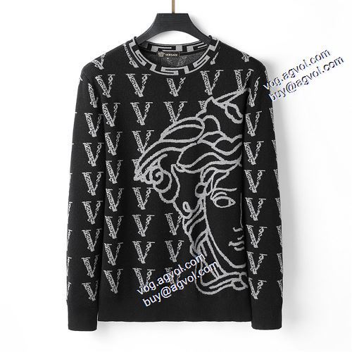 2021秋冬 ヴェルサーチVERSACE ヴェルサーチスーパーコピー 今買い◎得 セーター ハリのある プルオーバー 防寒機能ある