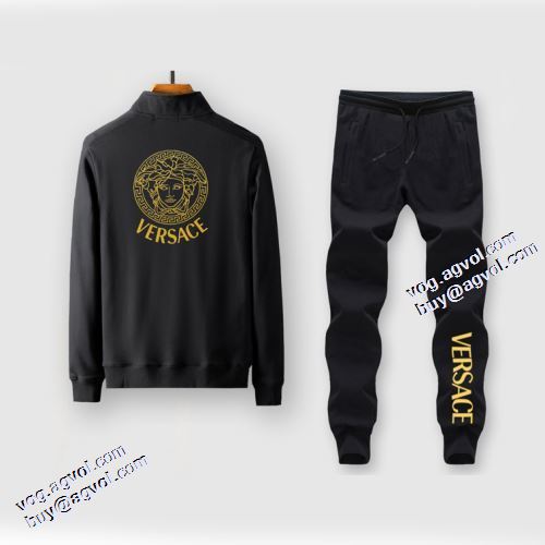 2021秋冬 セットアップ上下 3色可選 ヴェルサーチスーパーコピー 人気販売中 ヴェルサーチVERSACE 中わたジャケット