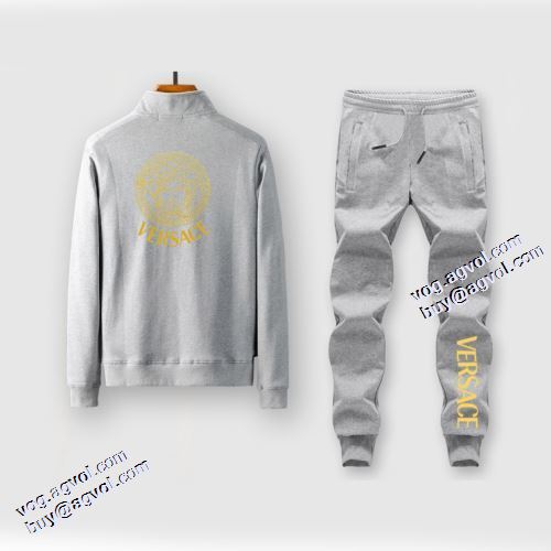 2021秋冬 セットアップ上下 3色可選 ヴェルサーチスーパーコピー 人気販売中 ヴェルサーチVERSACE 中わたジャケット