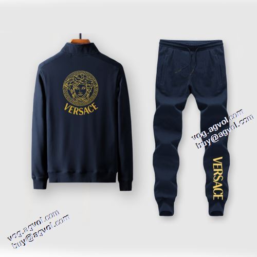 2021秋冬 セットアップ上下 3色可選 ヴェルサーチスーパーコピー 人気販売中 ヴェルサーチVERSACE 中わたジャケット