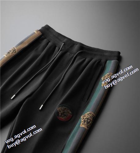 ヴェルサーチブランド コピー 長く愛用できる 2021秋冬 ジャージセット ヴェルサーチVERSACE ダメージジャケット ハリのある