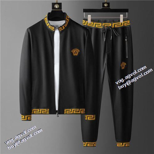 这2年以上連続１位獲得 2021秋冬 セットアップ上下 ヴェルサーチVERSACE ヴェルサーチスーパーコピー 堪能できるコート 高級感漂わせる
