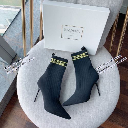 5色可選 バルマンコピー ブランド 魅力ファッション 2021秋冬 バルマン BALMAIN ブーテ ィパンプス