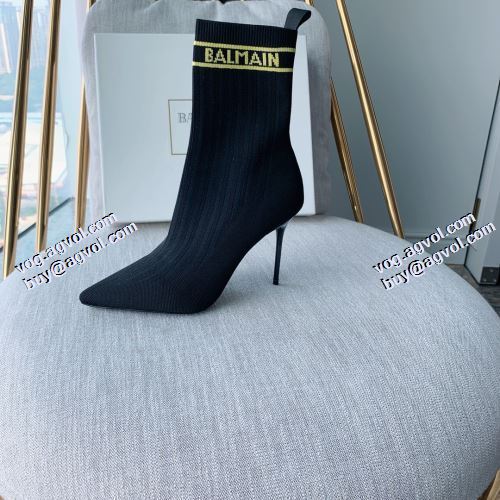 5色可選 バルマンコピー ブランド 魅力ファッション 2021秋冬 バルマン BALMAIN ブーテ ィパンプス